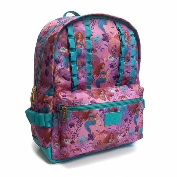 Posh Peanut Handbags - Disney Posh Peanut Ariel Little Mermaid Backpack and Packing Cube Set Purple